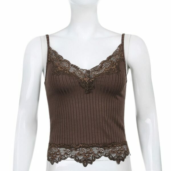 Imani Lace Top - Y2K Summer Grunge, 90S Fashion, Retro Style, Y2K Party & Club Outfits