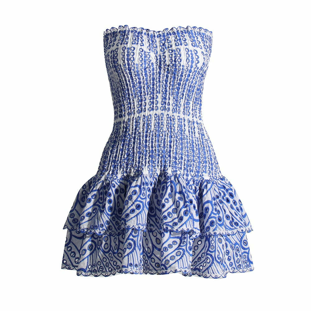 Inez Mini Dress - Y2K Summer Grunge Outfit, 90S Fashion, Retro Style, Pastel Goth, Y2K Party