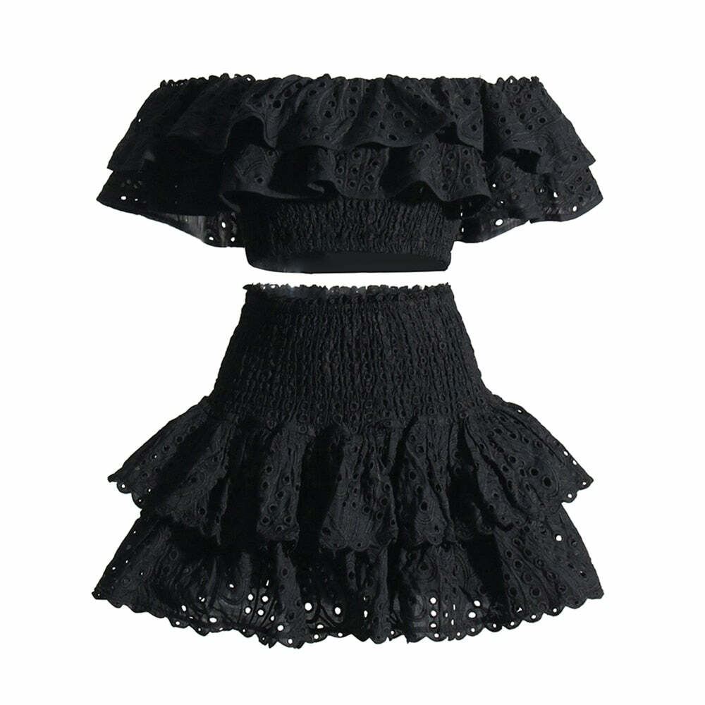 Irina Two Piece Set - Y2K Summer Grunge Outfit, 90S Fashion, Retro Style, Y2K Party & Club Look