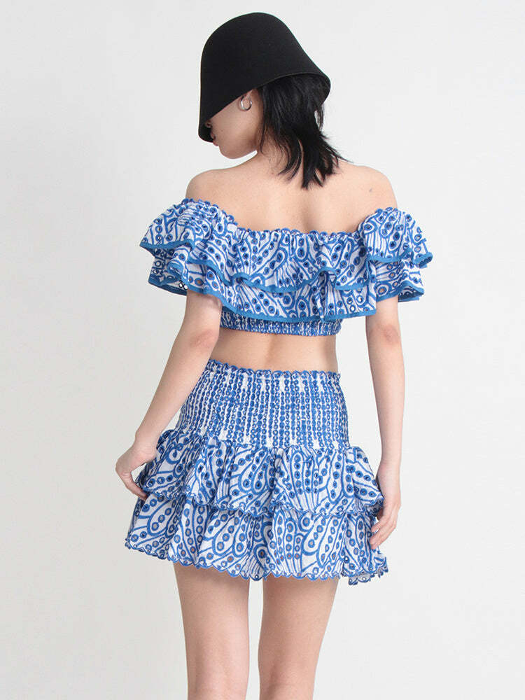 Irina Two Piece Set - Y2K Summer Grunge Outfit, 90S Fashion, Retro Style, Y2K Party & Club Look