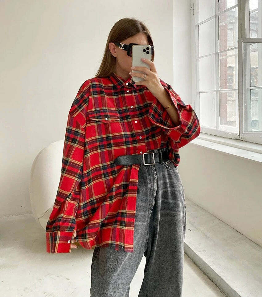 Iskra Oversized Shirt - Y2K Summer Grunge, 90S Retro, Pastel Goth, Y2K Club & Party Outfits