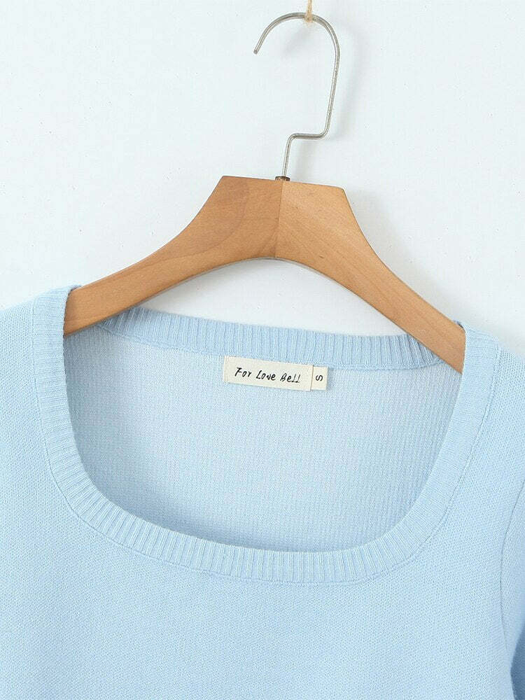 Isla Sweater - Y2K Summer Grunge, 90S Retro, Pastel Goth, Y2K Club & Party Outfits