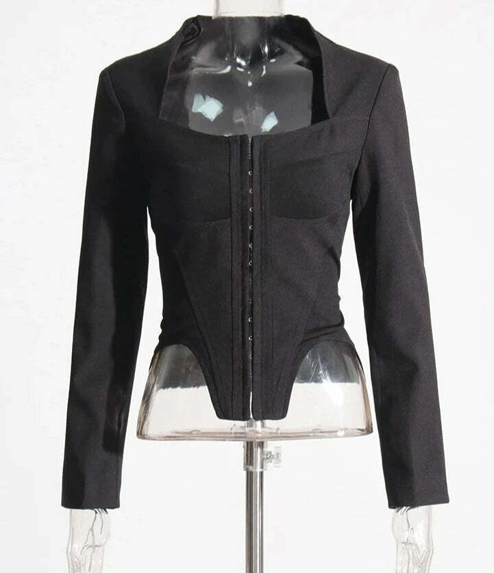 Ivana Blazer - Y2K Summer Grunge Outfit, 90S Fashion, Retro Style, Y2K Club & Party Look
