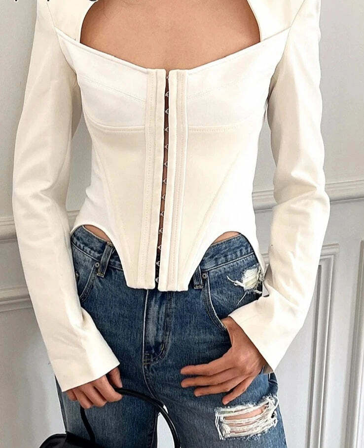Ivana Blazer - Y2K Summer Grunge Outfit, 90S Fashion, Retro Style, Y2K Club & Party Look