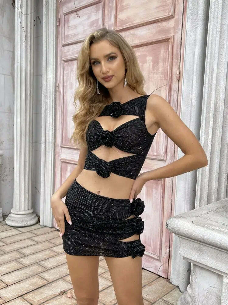 Ivet Mini Dress - Y2K Summer Outfit, 90S Grunge Fashion, Retro Style, Y2K Party & Club Outfits