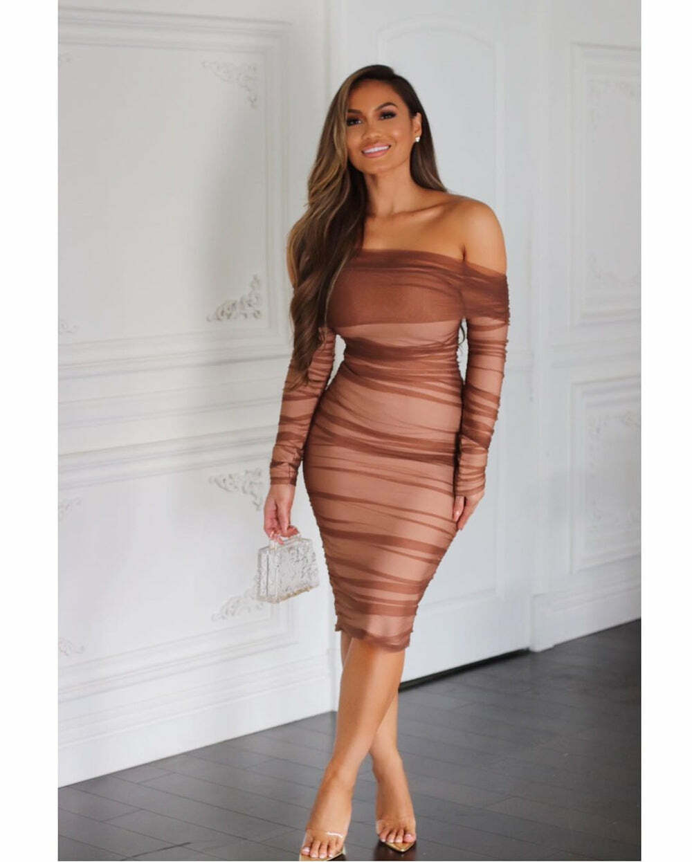 Iyana Midi Dress - Y2K Summer Grunge Outfit, 90S Fashion, Retro Style, Y2K Party & Club Out