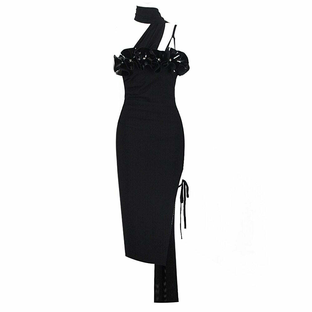 Janine Midi Dress - Y2K Summer Grunge Outfit, 90S Fashion, Retro Style, Y2K Party & Club Look