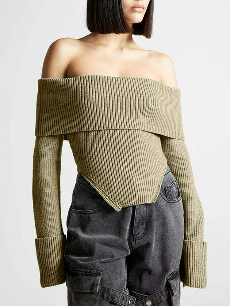 Jilli Knitted Crop Top - Y2K Summer, 90S Grunge, Retro Style, Baby Tees, Y2K Party Out