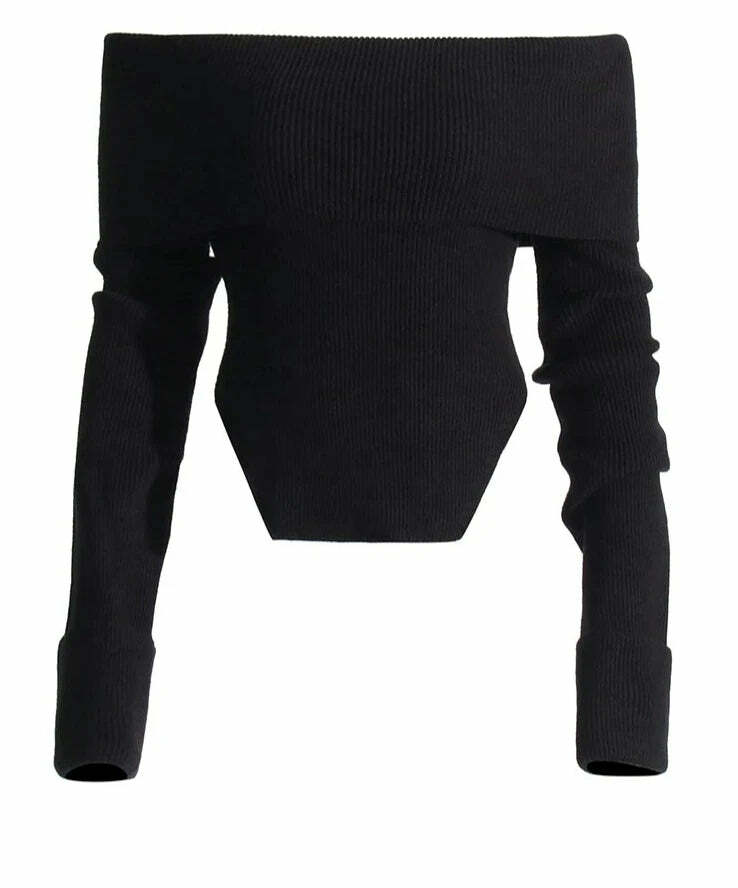Jilli Knitted Crop Top - Y2K Summer, 90S Grunge, Retro Style, Baby Tees, Y2K Party Out