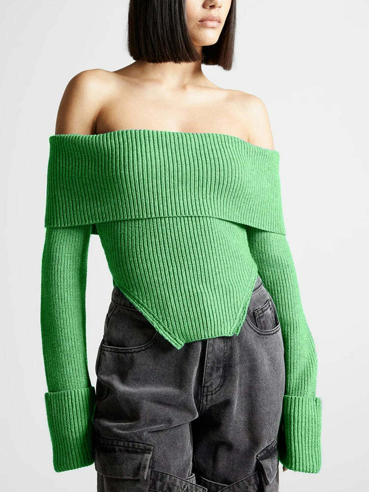 Jilli Knitted Crop Top - Y2K Summer, 90S Grunge, Retro Style, Baby Tees, Y2K Party Out