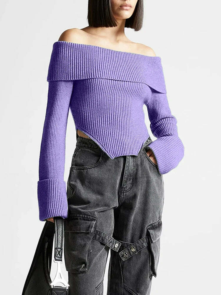 Jilli Knitted Crop Top - Y2K Summer, 90S Grunge, Retro Style, Baby Tees, Y2K Party Out