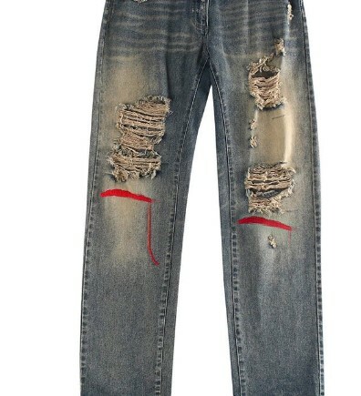 Jordyn Ripped High Waist Jeans - Y2K Grunge, 90S Fashion, Retro Summer Outfits