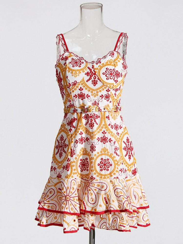 Journee Mini Dress - Y2K Summer Grunge Outfit, 90S Fashion, Retro Style, Pastel Goth Vibes