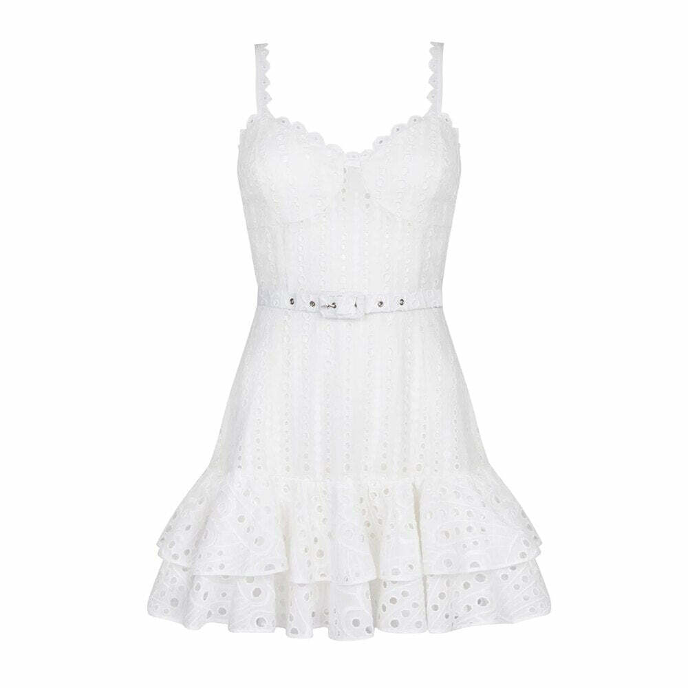 Journee Mini Dress - Y2K Summer Grunge Outfit, 90S Fashion, Retro Style, Pastel Goth Vibes