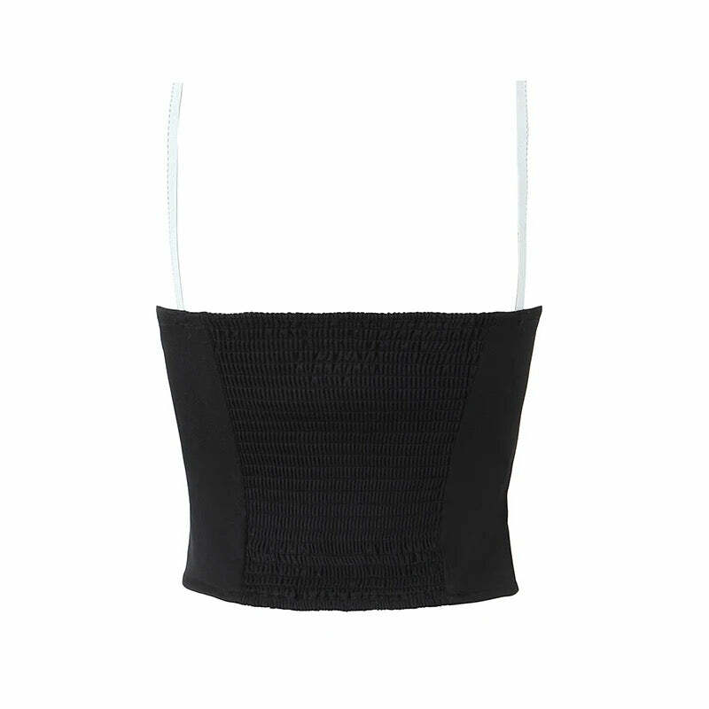 Joyci Y2K Crop Top - 90S Grunge, Retro Summer, Pastel Goth, Party & Club Outfits