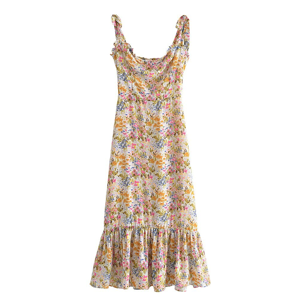 Judith Midi Dress - Y2K Summer Grunge Outfit, 90S Retro Style, Pastel Goth, Y2K Party Fashion
