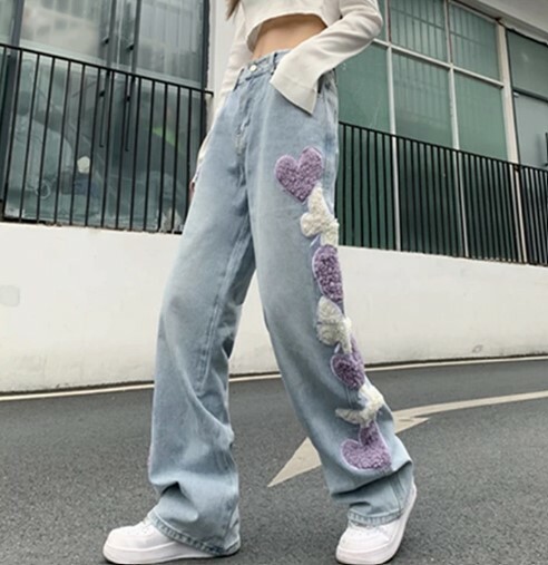 June Vintage High Waist Pants - Y2K Summer, 90S Grunge, Retro Style, Y2K Club & Party Outfits