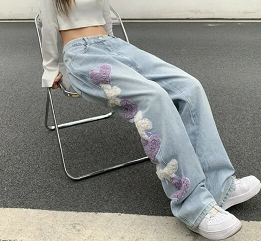 June Vintage High Waist Pants - Y2K Summer, 90S Grunge, Retro Style, Y2K Club & Party Outfits