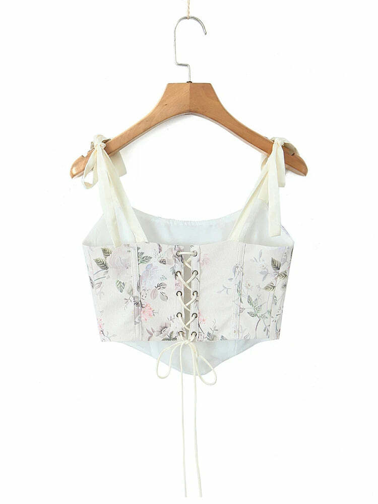 Karmena Crop Top - Y2K Summer Grunge, 90S Retro, Pastel Goth, Y2K Party & Club Outfits