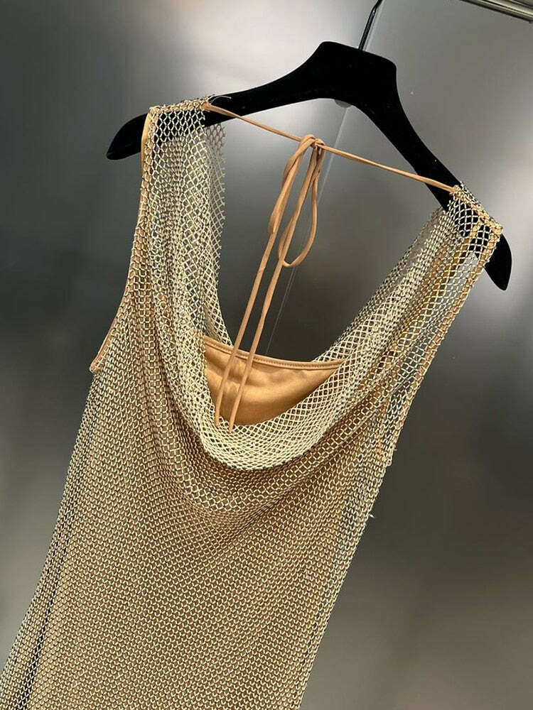 Kartell Mini Dress - Y2K Summer Grunge Outfit, 90S Fashion, Retro Style, Y2K Party & Club Look