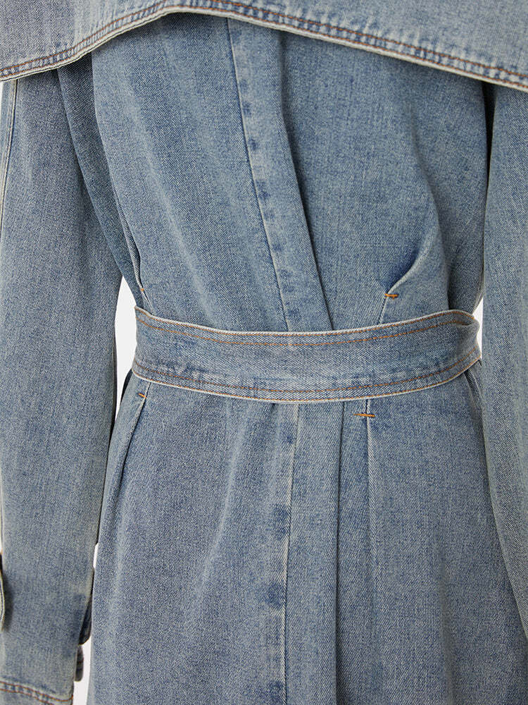 Katie Y2K Trench Coat - 90S Grunge, Retro Style, Summer Outfits, Y2K Fashion For Women