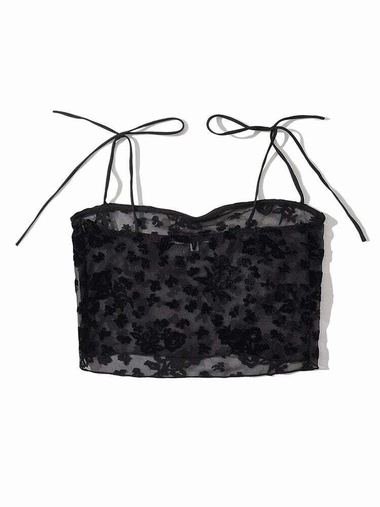Kinsley Crop Top - Y2K Summer Grunge, 90S Retro, Pastel Goth, Y2K Party & Club Out