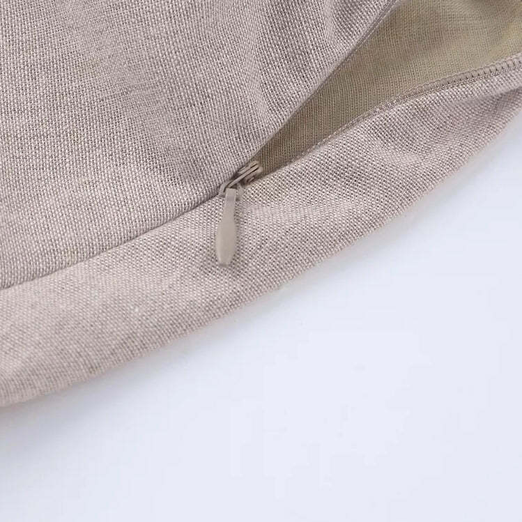 Klara Linen Dress - Y2K Summer Outfit, 90S Fashion, Grunge, Retro Style, Pastel Goth