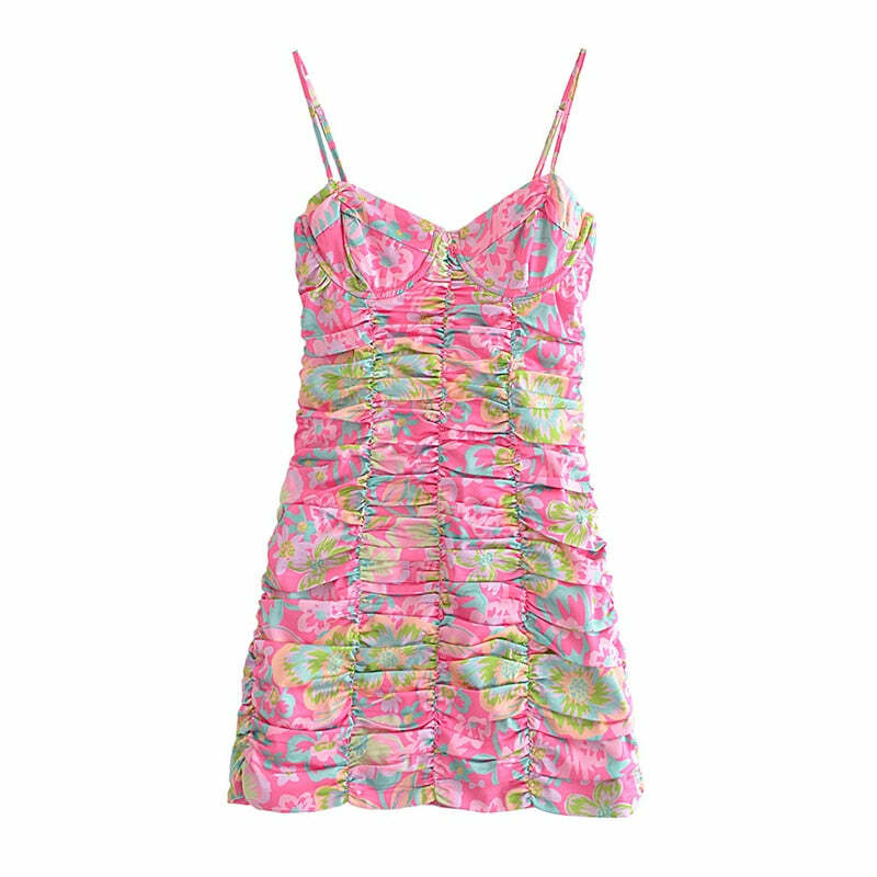 Laura Mini Dress - Y2K Summer Grunge Outfit, 90S Fashion, Retro Style, Y2K Party & Club Look