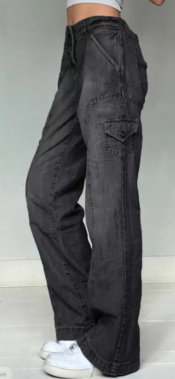 Layla Baggy Jeans - Y2K Summer & 90S Grunge Fashion, Retro Hip Hop, Y2K Club & Party Outfits