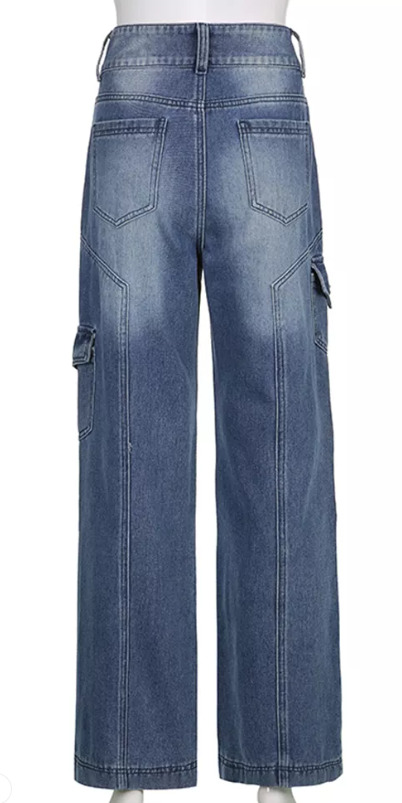 Layla Baggy Jeans - Y2K Summer & 90S Grunge Fashion, Retro Hip Hop, Y2K Club & Party Outfits