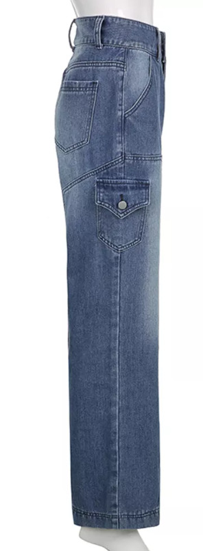 Layla Baggy Jeans - Y2K Summer & 90S Grunge Fashion, Retro Hip Hop, Y2K Club & Party Outfits