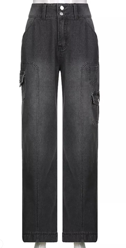 Layla Baggy Jeans - Y2K Summer & 90S Grunge Fashion, Retro Hip Hop, Y2K Club & Party Outfits