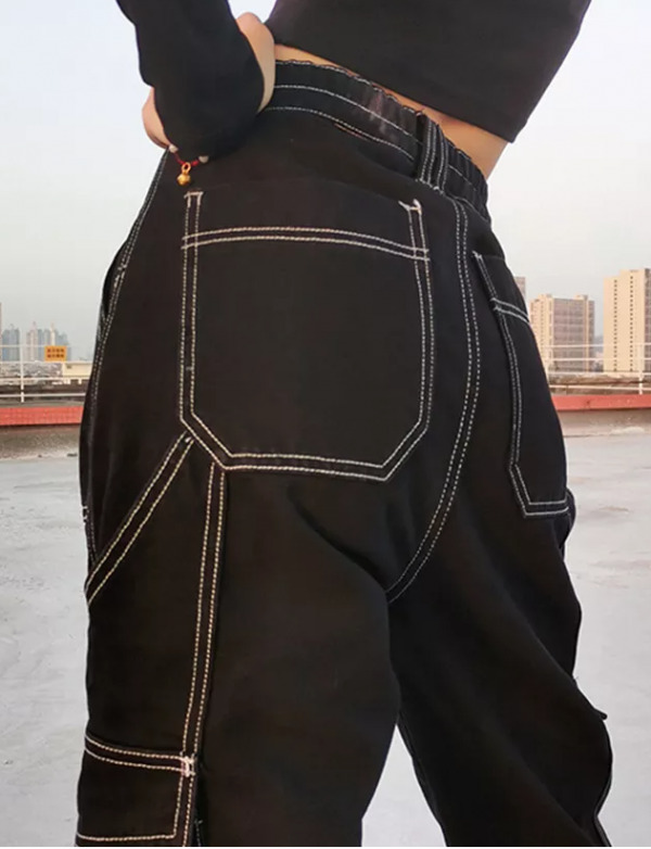 Layla Baggy Jeans - Y2K Summer & 90S Grunge Fashion, Retro Hip Hop, Y2K Club & Party Outfits