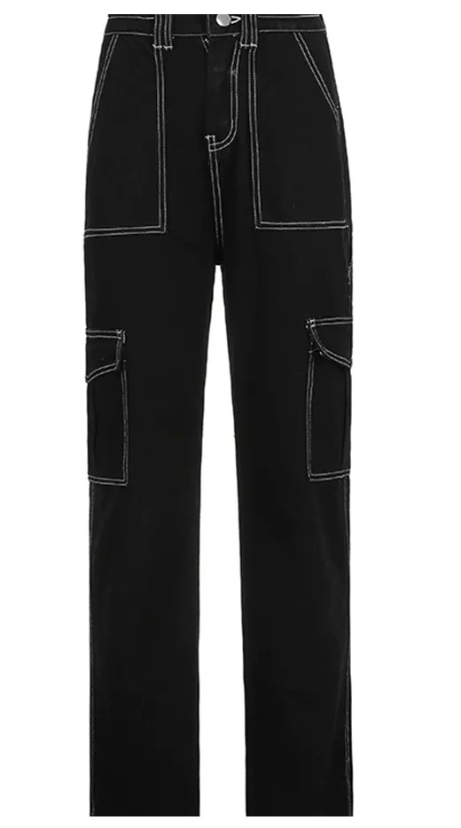 Layla Baggy Jeans - Y2K Summer & 90S Grunge Fashion, Retro Hip Hop, Y2K Club & Party Outfits