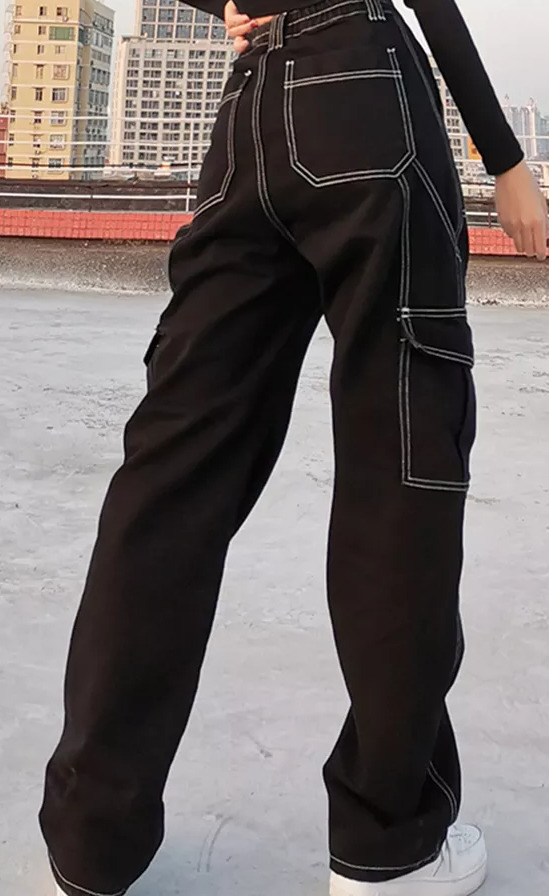 Layla Baggy Jeans - Y2K Summer & 90S Grunge Fashion, Retro Hip Hop, Y2K Club & Party Outfits
