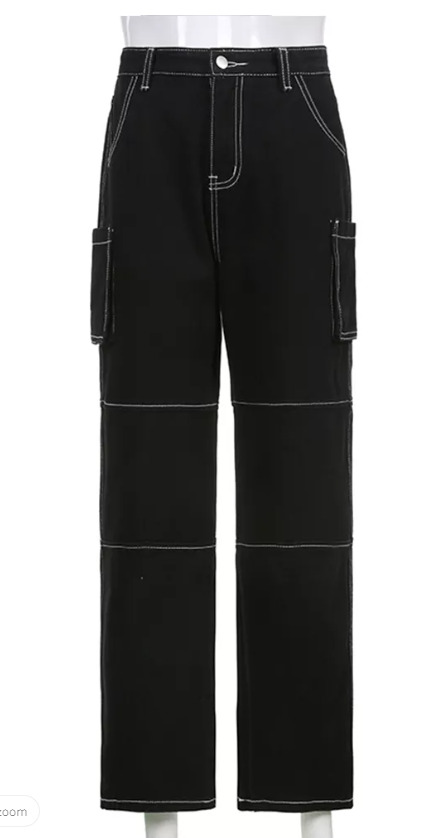 Layla Baggy Jeans - Y2K Summer & 90S Grunge Fashion, Retro Hip Hop, Y2K Club & Party Outfits