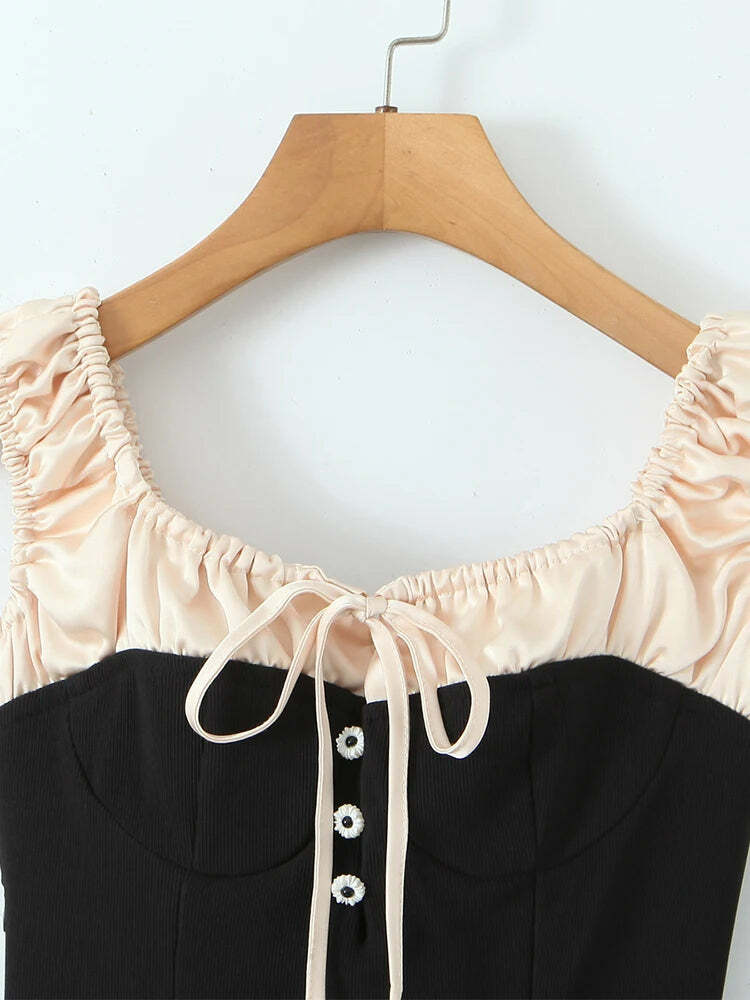 Lena Mini Dress - Y2K Summer Grunge Outfit, 90S Fashion, Retro Style, Y2K Party & Club Look