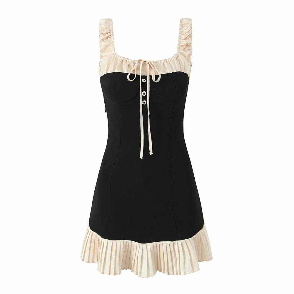 Lena Mini Dress - Y2K Summer Grunge Outfit, 90S Fashion, Retro Style, Y2K Party & Club Look