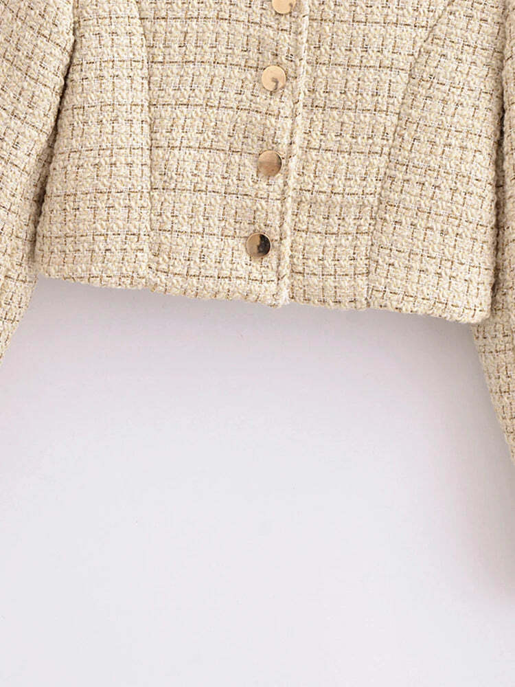 Leni Short Jacket - Y2K Summer Grunge, 90S Retro, Pastel Goth, Y2K Club & Party Outfits