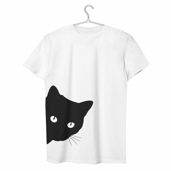 Lennox Black Cat Shirt - Y2K Summer Grunge Outfit, 90S Fashion, Retro Style, Gothic Y2K Top