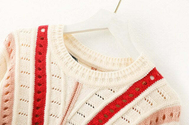 Lennox Sweater - Y2K Summer Grunge Outfit, 90S Retro Style, Pastel Goth, Y2K Club & Party