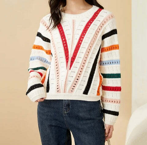 Lennox Sweater - Y2K Summer Grunge Outfit, 90S Retro Style, Pastel Goth, Y2K Club & Party