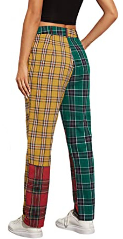 Lilah Plaid Pants - Y2K Summer Grunge Outfit, 90S Retro Style, Y2K Club & Party Fashion