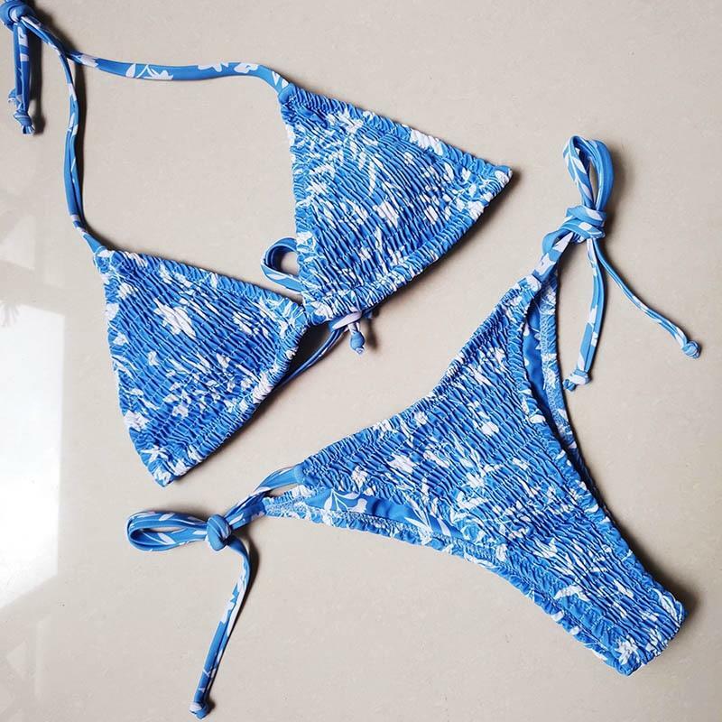 Lilly Bikini Blue - Y2K Summer Outfit, 90S Grunge Fashion, Retro Style, Y2K Beachwear