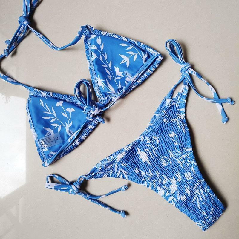 Lilly Bikini Blue - Y2K Summer Outfit, 90S Grunge Fashion, Retro Style, Y2K Beachwear