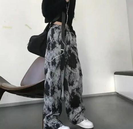 Lilly Tie Dye Trousers - Y2K Summer Grunge, 90S Retro, Pastel Goth, Y2K Club & Party