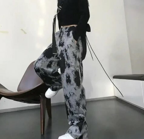 Lilly Tie Dye Trousers - Y2K Summer Grunge, 90S Retro, Pastel Goth, Y2K Club & Party