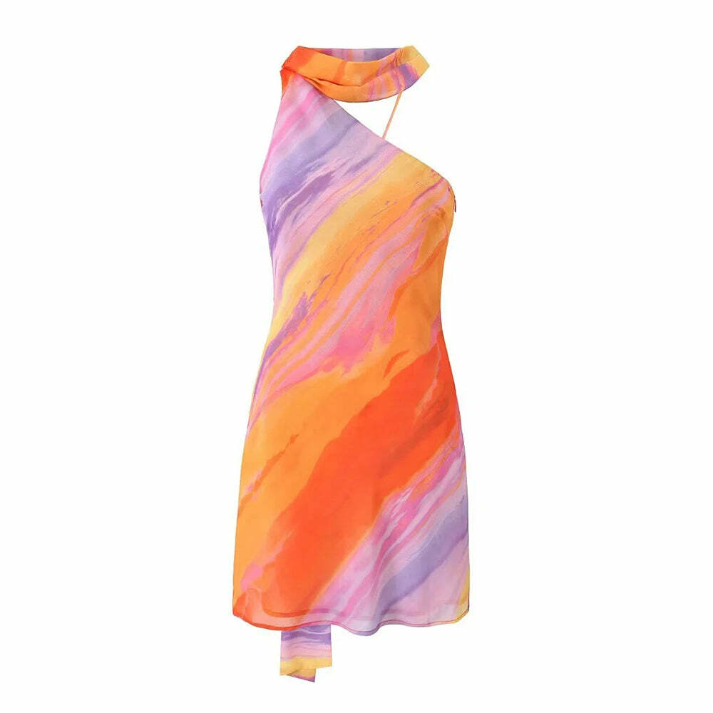 Lily Mini Dress - Y2K Summer Grunge Outfit, 90S Fashion, Retro Style, Pastel Goth, Y2K Party