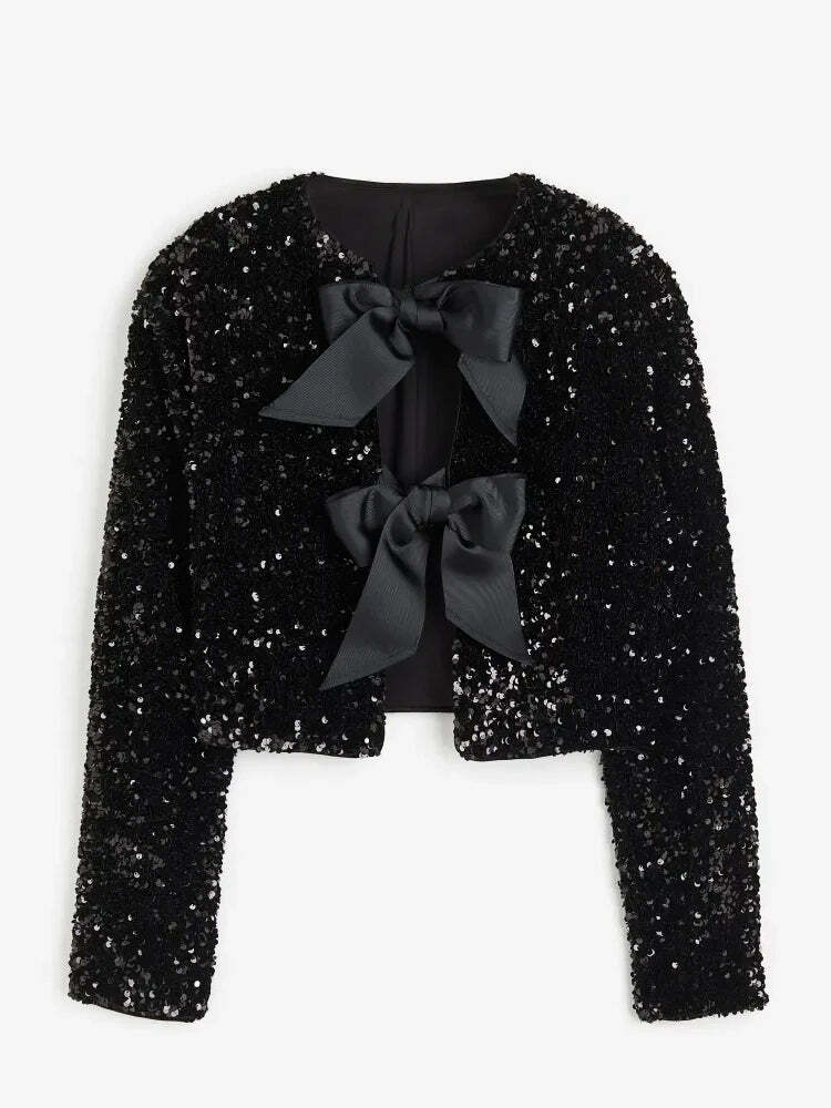 Lola Sequin Jacket - Y2K Summer, 90S Grunge, Retro Party, Y2K Club, Popstar, Gothic Y