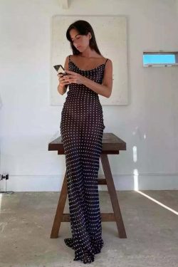 Lolita Maxi Dress - Y2K Summer Grunge Outfit, 90S Fashion, Retro Style, Pastel Goth, Y2K
